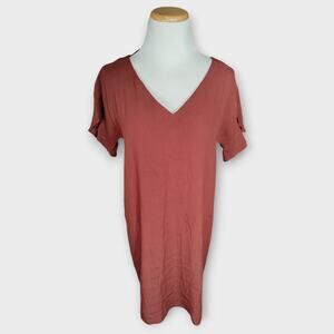 Womens Madewell Brown Stretchy Lightweight Dress Size XXS